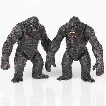 2 buc/set Filmul King Kong Cimpanzeu Model de Acțiune Figura Animale Sălbatice Super Monstru Mare Gorilă Figurina