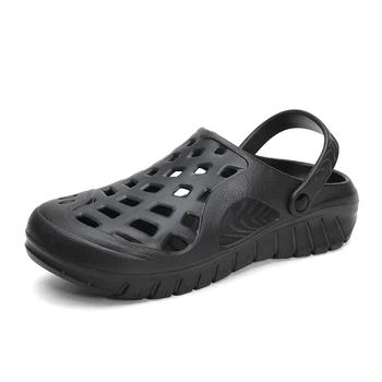 2021 Vară Pe Plajă Papuci Casual, Tobogane Oameni De Mare Saboți Sandale Catâri Flip Flops Băiat Plat Pantofi Platforma Lumina Moale Masculina