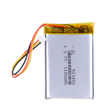 3.7 V 1100mAh 503450 JST 1.25 mm 3pin plug RBY Litiu-Polimer LiPo Baterie Reîncărcabilă Pentru MP3 DVD PAD camera recorder Difuzor