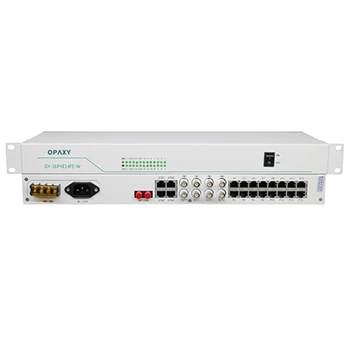 8 canal PCM de voce telefon fibra optica media converter și 2 canale 100M Ethernet