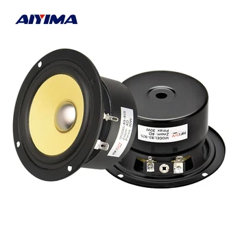AIYIMA 2 buc 3 Inch Full Range Difuzor HIFI Febra Unitate Home Theater BT Sunet Muisic Difuzor de 4 Ohm, 30W Putere Difuzor