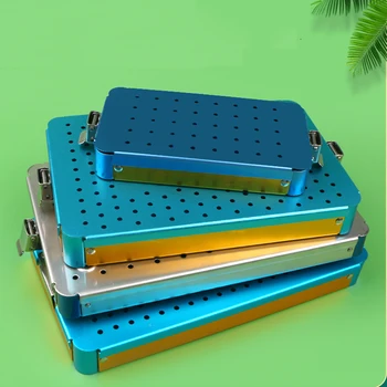 De microchirurgie instrument de sterilizare cutie de temperatură ridicată și înaltă presiune medicale de depozitare a echipamentelor de sterilizare cutie