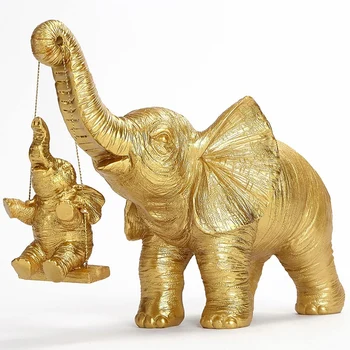 Elefant Statuie Decor, Elefant Cadouri Pentru Mama Și Femei, Elefant Figurine, Pentru Decoratiuni Camera De Zi