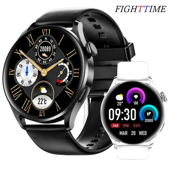 FIGHTTIME Ceas Inteligent Bărbați BlueTooth Apel Ritm Cardiac de Oxigen din Sange Joc de Muzică Smartwatch Vreme Smart Watch Pentru IOS, Android Telefon