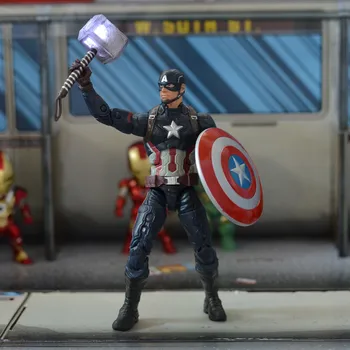 Hasbro Marvel figurina Steve Rogers Luminos Ciocan Arma Este Potrivit pentru Toate Tipurile de 6-inch Păpuși