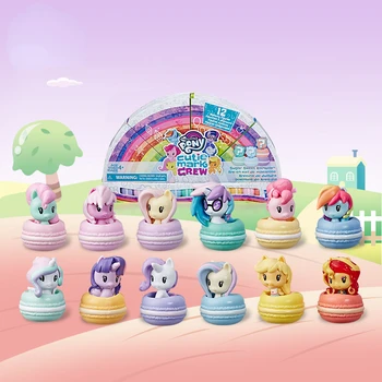 Hasbro My Little Pony Vis Macaron Anime Kawaii Fete Jucării Drăguț Bijuterii Decoratiuni Model pentru Copii Cadouri