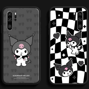 Hello Kitty Kuromi Cazuri de Telefon Pentru Huawei Honor Y6 Y7 2019 Y9 2018 Y9 Prim-2019 Y9 2019 Y9A Capac Spate Carcasa Coque Funda