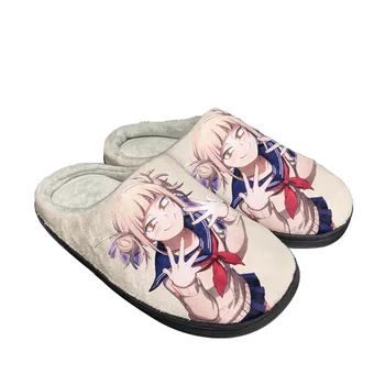 Himiko Toga Anime Eroul Meu Mediul Academic Acasă Bumbac Personalizate Papuci Mens Sandale Femei Pluș Casual Incalzi Pantofii Termică Papuci De Casă