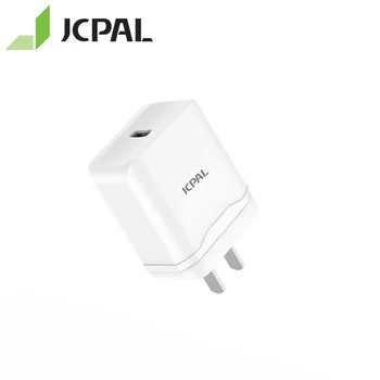 JCPAL USB-C PD Încărcător 18W Tip C PD Încărcător de Putere QC3.0 Încărcător pentru iPhone XS Max cu Ambalaje de vânzare cu Amănuntul