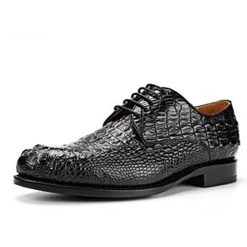luolundika new sosire crocodil pantofi de Piele de sex masculin formale pantofi din piele de crocodil de afaceri, de agrement Rochie pantofi pantofi pentru Bărbați