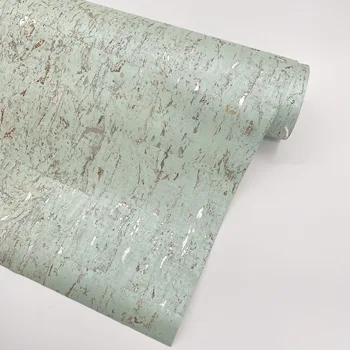 Mic Eșantion MYWIND Nou Design de Menta Verde Argintiu Jos Stil Boem Tapet de Lux cu Ridicata Vii Acasă Plută Tapet