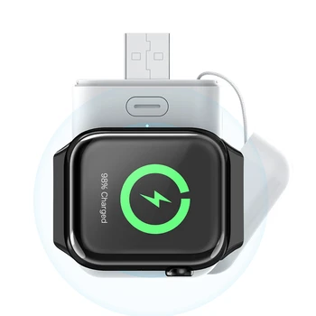 Portabil Încărcător Wireless Pentru Apple Watch 1000mAh Magnetic de Încărcare Rapidă Banca de Putere Pentru iWatch SE 7 6 5 4 3 2 1 Stație de Andocare