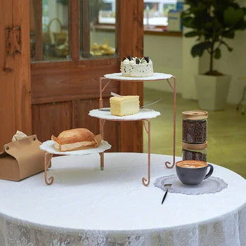 prăjituri Scara sta ori capabil de rafturi tort tabel cu unelte de decorare cupcake placa de hotel, bar de bomboane ceai de după-amiază placa