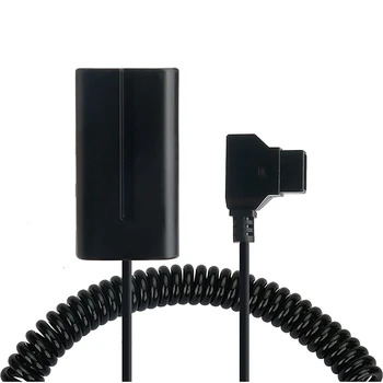 Spiralat D-Atingeți Pentru A L-Series F550 Baterie Dummy Cablu Pentru Sony Feelworld/Atomos Ninja Hd/Andycine Monitorul Aparatului Foto