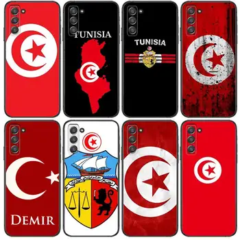 Tunisia Pavilion Hartă Telefon acopere coca Pentru SamSung Galaxy s6 s7 S8 S9 S10E S20 S21 S5 S30 Plus S20 fe 5G Lite Ultra Marginea