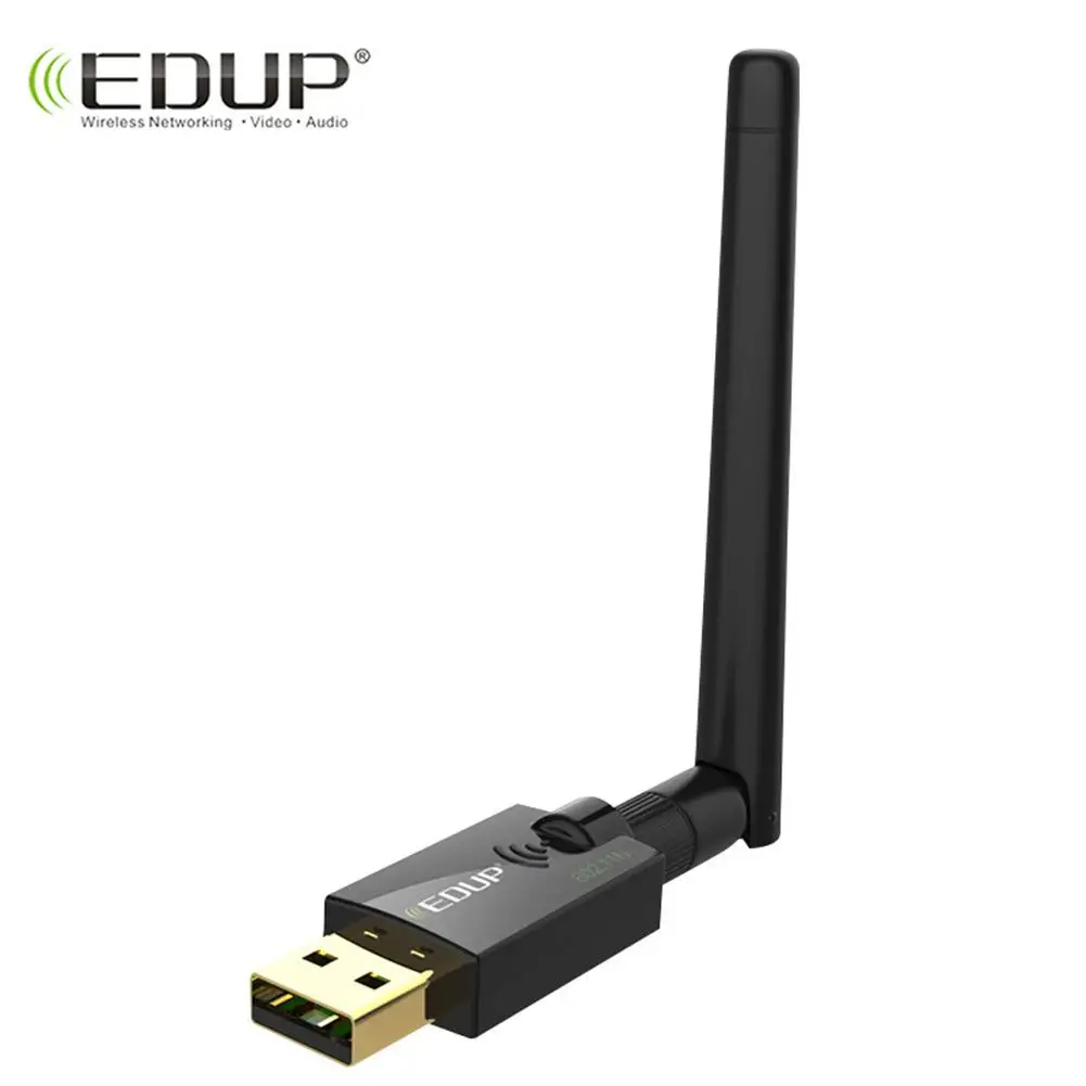 300mbps Wireless Adapter Edup Disk-free Usb placa de Retea Wireless Desktop Wifi Receptor Transmițător 0