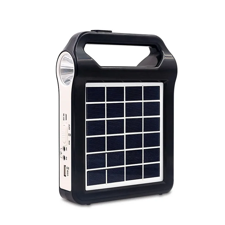 Portabila Reincarcabila 6V Panou Solar de Stocare a energiei Generator de Sistem Încărcător USB Cu Lampa de Iluminat Acasă Sistem de Energie Solară Kit 1