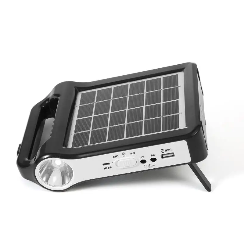 Portabila Reincarcabila 6V Panou Solar de Stocare a energiei Generator de Sistem Încărcător USB Cu Lampa de Iluminat Acasă Sistem de Energie Solară Kit 5