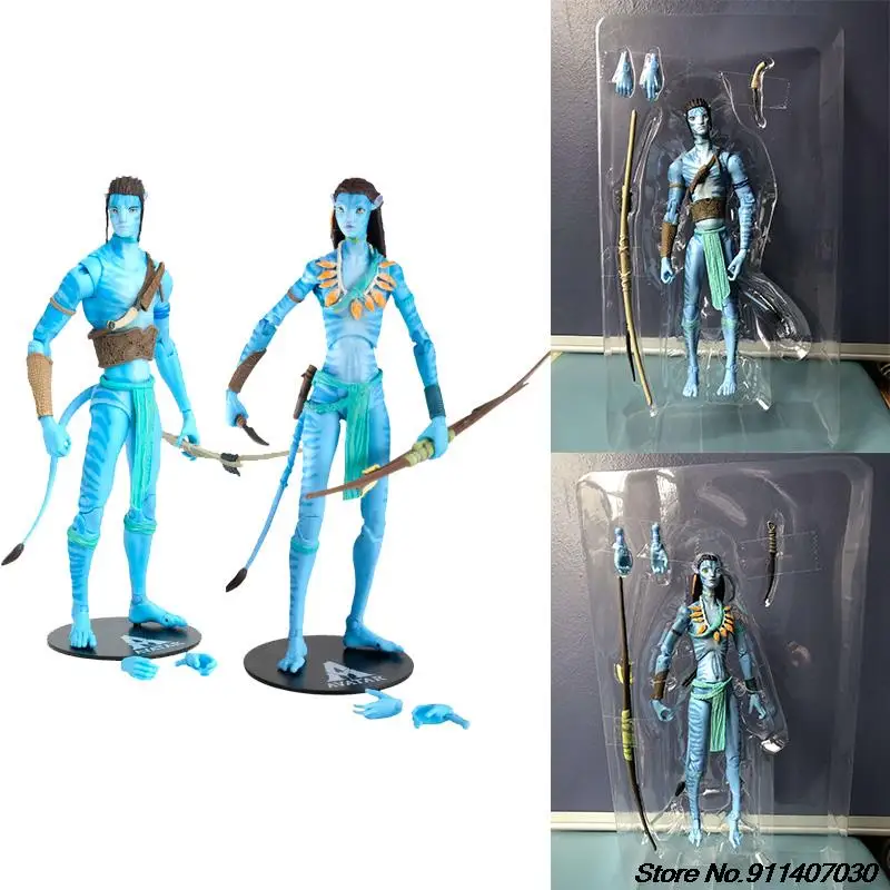 Mcfarlane Avatar Film Avatar Drum de Apă, Jake Sully Neytiri Colonelul Miles Quaritch Figurine Jucarii Model Ornament Papusa 0