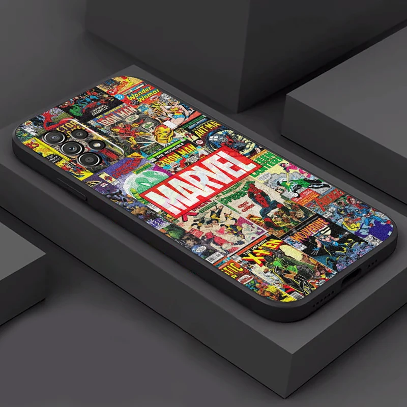 Marvel Iron Man, Spiderman Cazuri de Telefon Pentru Xiaomi Redmi 7 7A 9 9A 9T 8A 8 2021 7 8 Pro Nota 8 Nota 9 9M Cazuri Coque Capacul din Spate 4