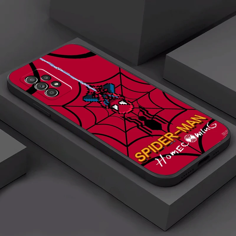 Marvel Iron Man, Spiderman Cazuri de Telefon Pentru Xiaomi Redmi 7 7A 9 9A 9T 8A 8 2021 7 8 Pro Nota 8 Nota 9 9M Cazuri Coque Capacul din Spate 5